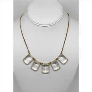 J Crew large jeweled necklace.